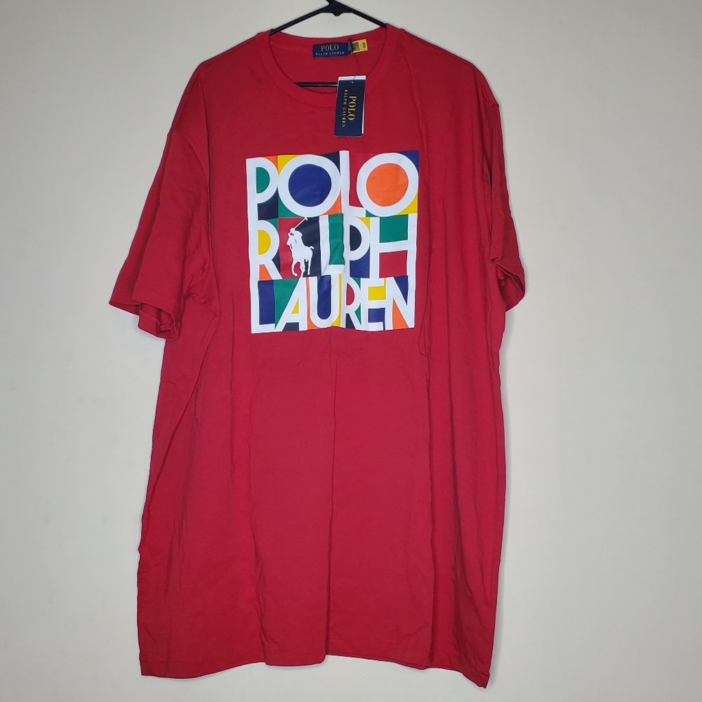 NWT Red Polo Ralph Lauren T-Shirt 2XLT